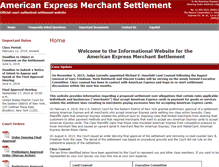 Tablet Screenshot of amexmerchantsettlement.com